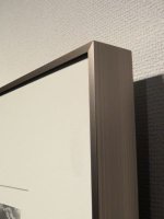 アルミフレーム シルバー 16x20インチ 低反射アクリル さし箱付